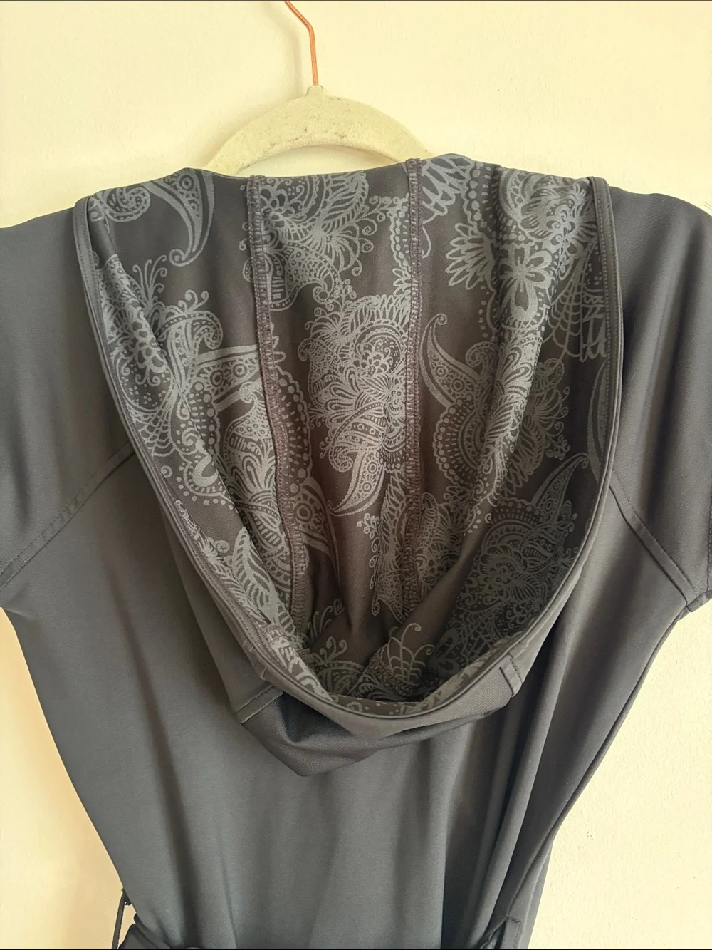 Merrell Black Wrap Midi Dress with Self-Tie Waist